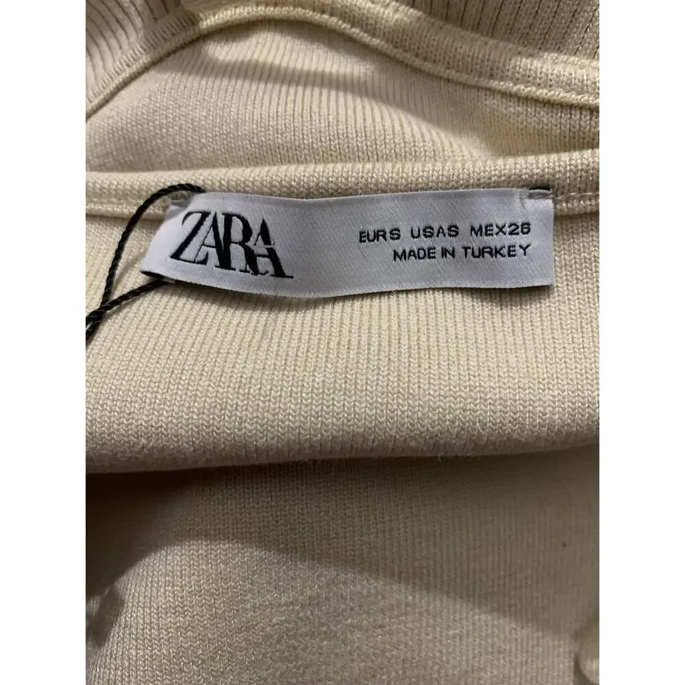 ZARA Sweater Crop Tank Top small